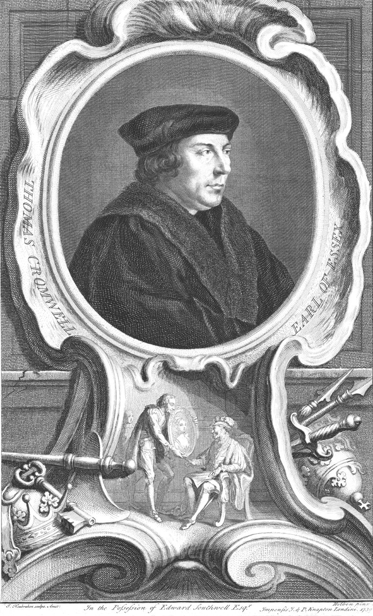 Thomas Cromwell, Essexin jaarli, 1739 tekijältä Jacobus Houbraken