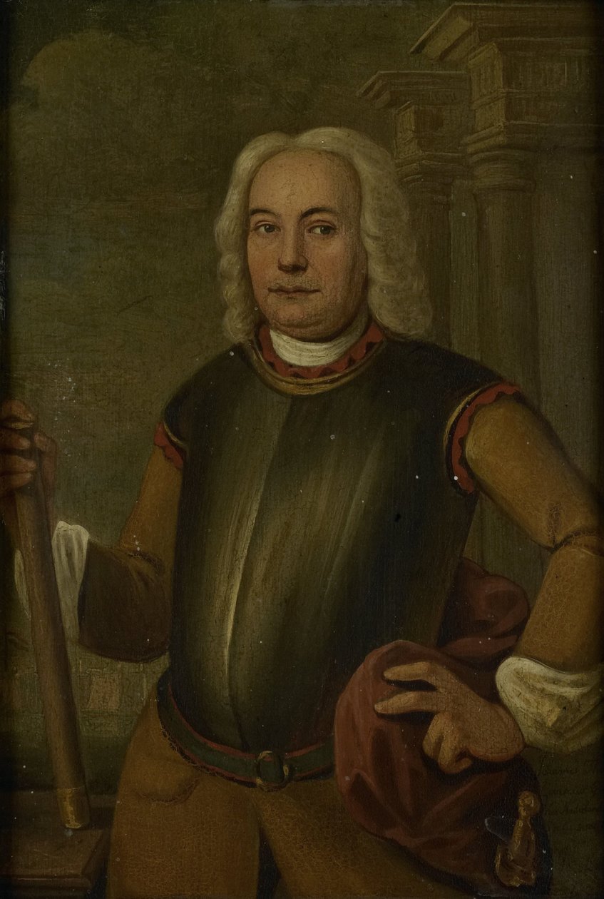Hollannin Itä-Intian yhtiön kenraalikuvernöörin Johannes Thedensin muotokuva tekijältä Jacobus Oliphant