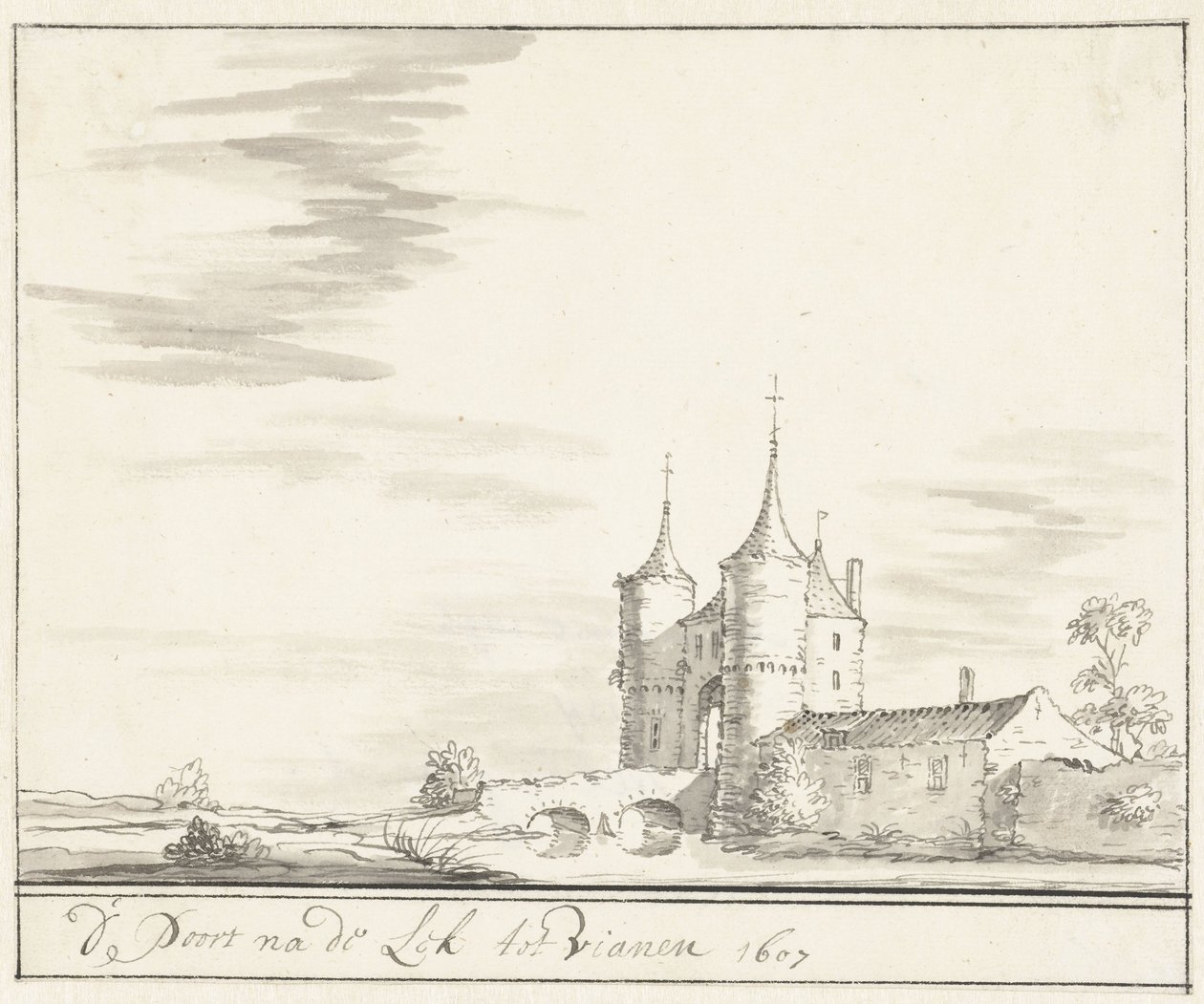 Viasen Lekin portti 1607 tekijältä Jacobus Stellingwerff