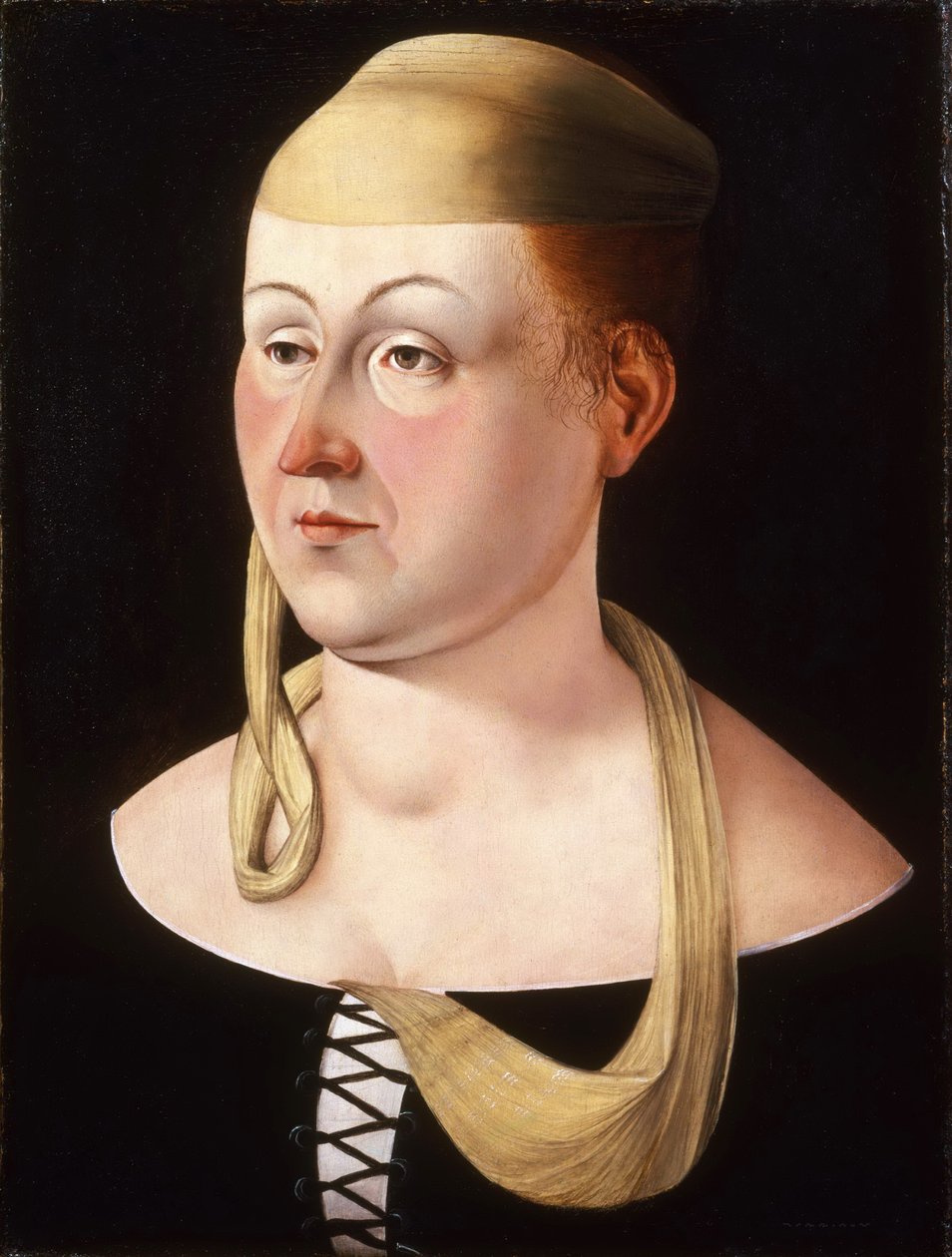 Italian: Ritratto di donna Portrait of a Lady (Naisen muotokuva) tekijältä Jacometto Veneziano