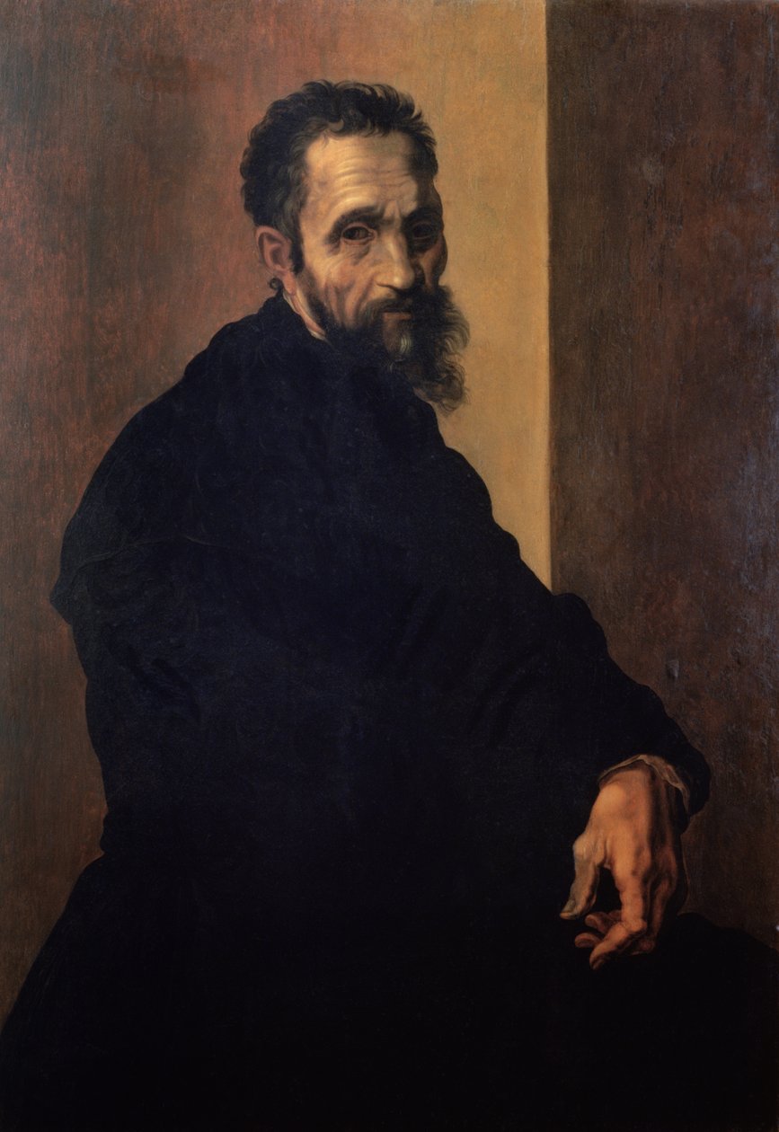 Michelangelon muotokuva, n. 1535 tekijältä Jacopino del Conte
