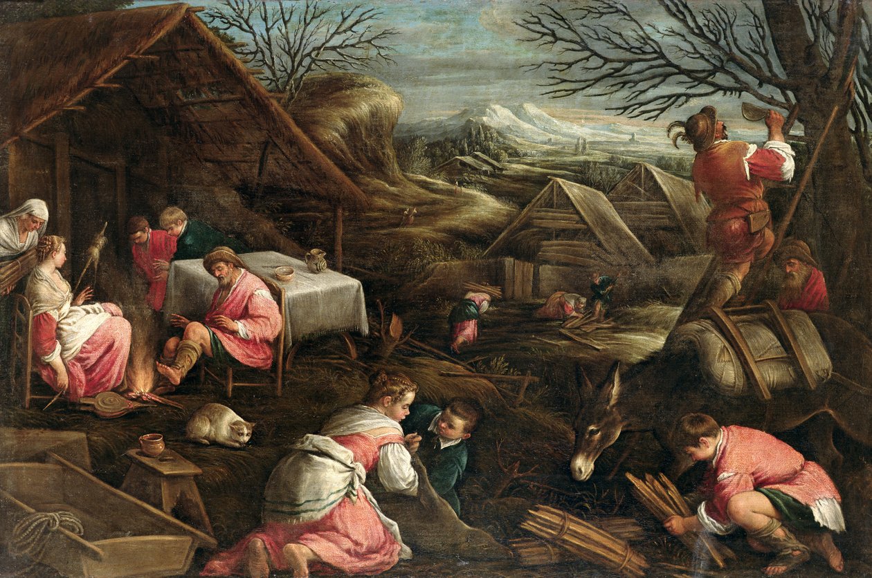 Talvi tekijältä Jacopo Bassano