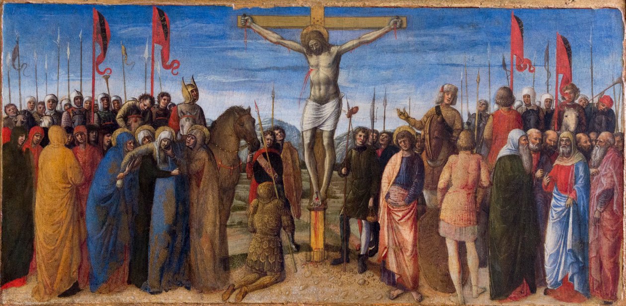 Ristiinnaulittu tekijältä Jacopo Bellini
