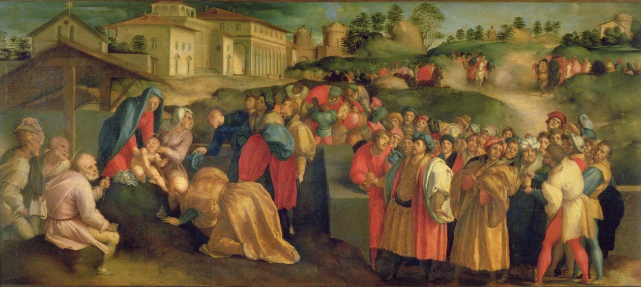 Maagien palvonta tekijältä Jacopo Pontormo