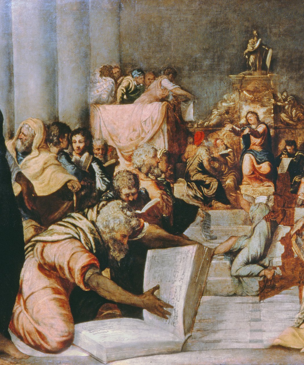 Kristus lääkäreiden joukossa, 1540-luvun alku tekijältä Jacopo Robusti Tintoretto