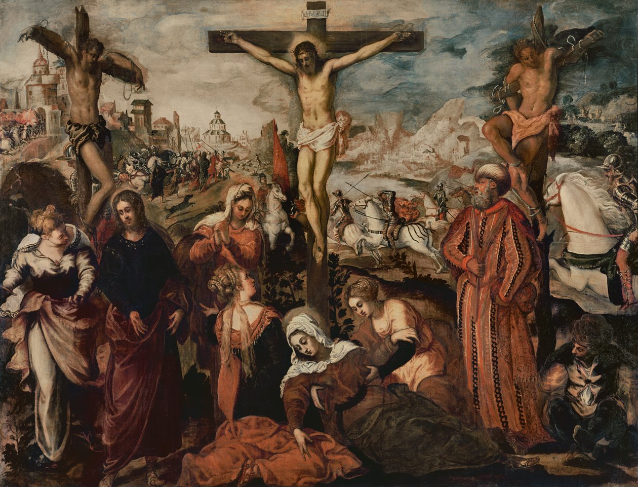 Ristiinnaulitseminen tekijältä Jacopo Robusti Tintoretto
