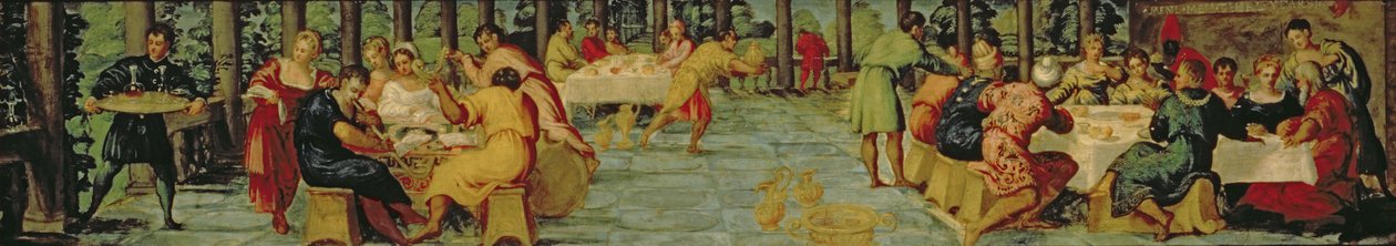 Kuningas Belsassarin juhla, n. 154344 (paneeli) tekijältä Jacopo Robusti Tintoretto