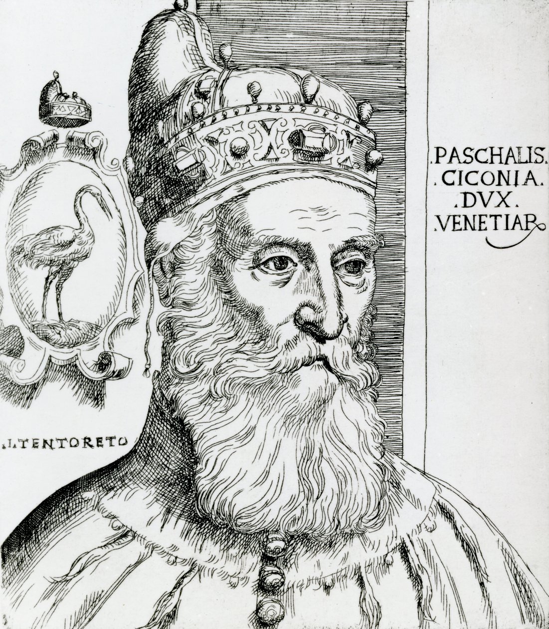Pasquale Cicogna, Venetsian dogi (1585–1595) tekijältä Jacopo Robusti Tintoretto