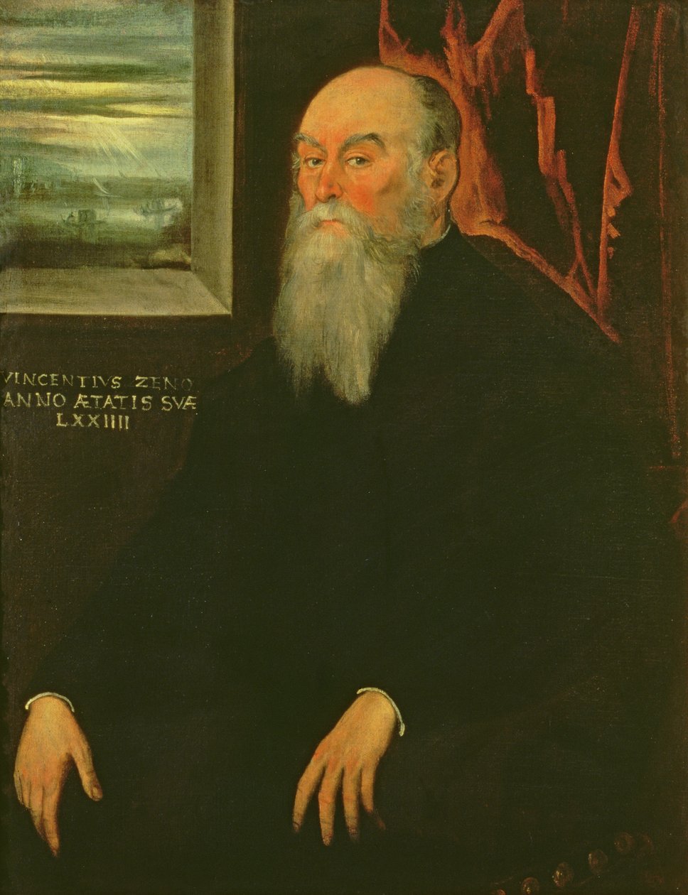 Vincenzo Zenon muotokuva tekijältä Jacopo Robusti Tintoretto