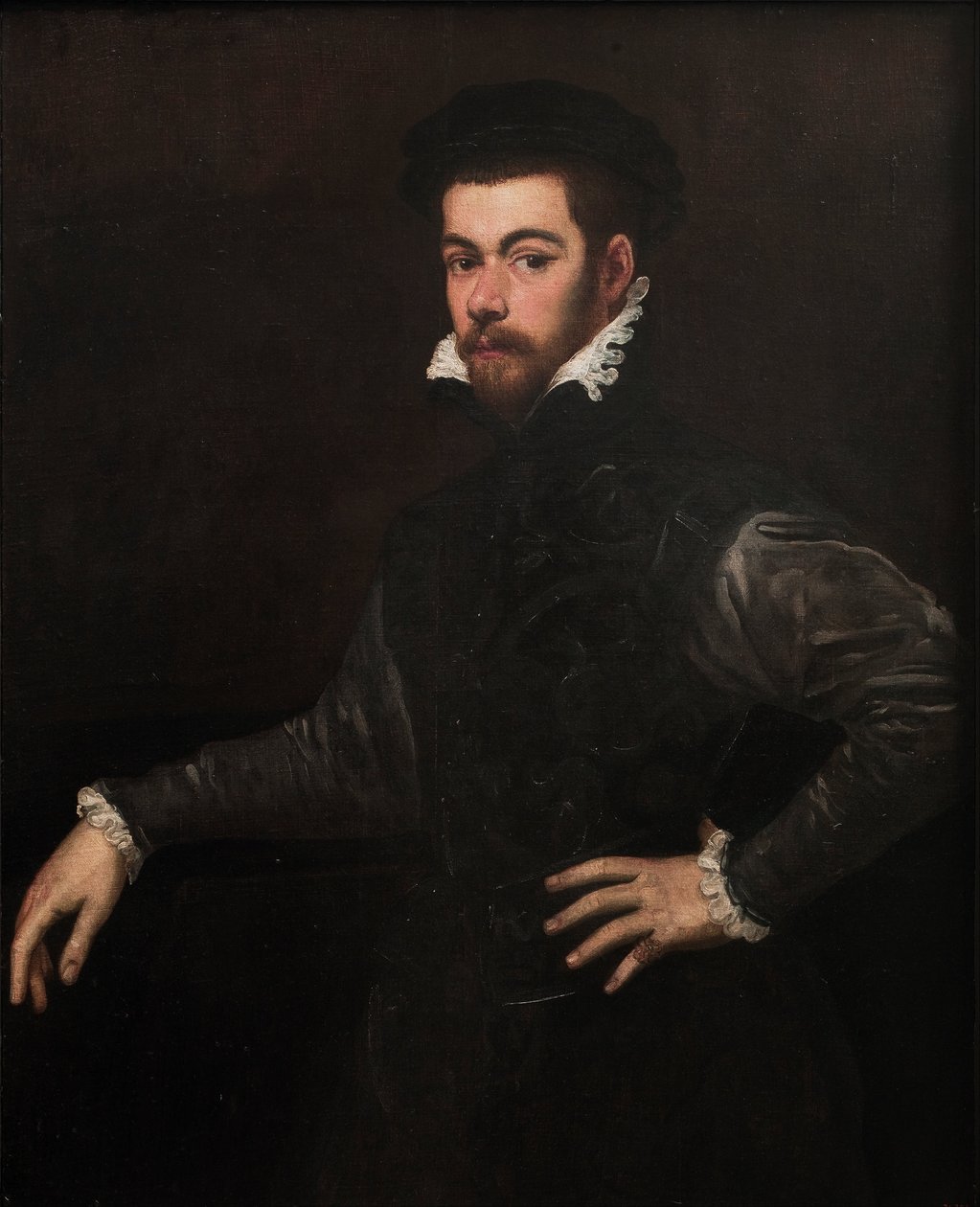 Muotokuva herrasmiehestä tekijältä Jacopo Robusti Tintoretto