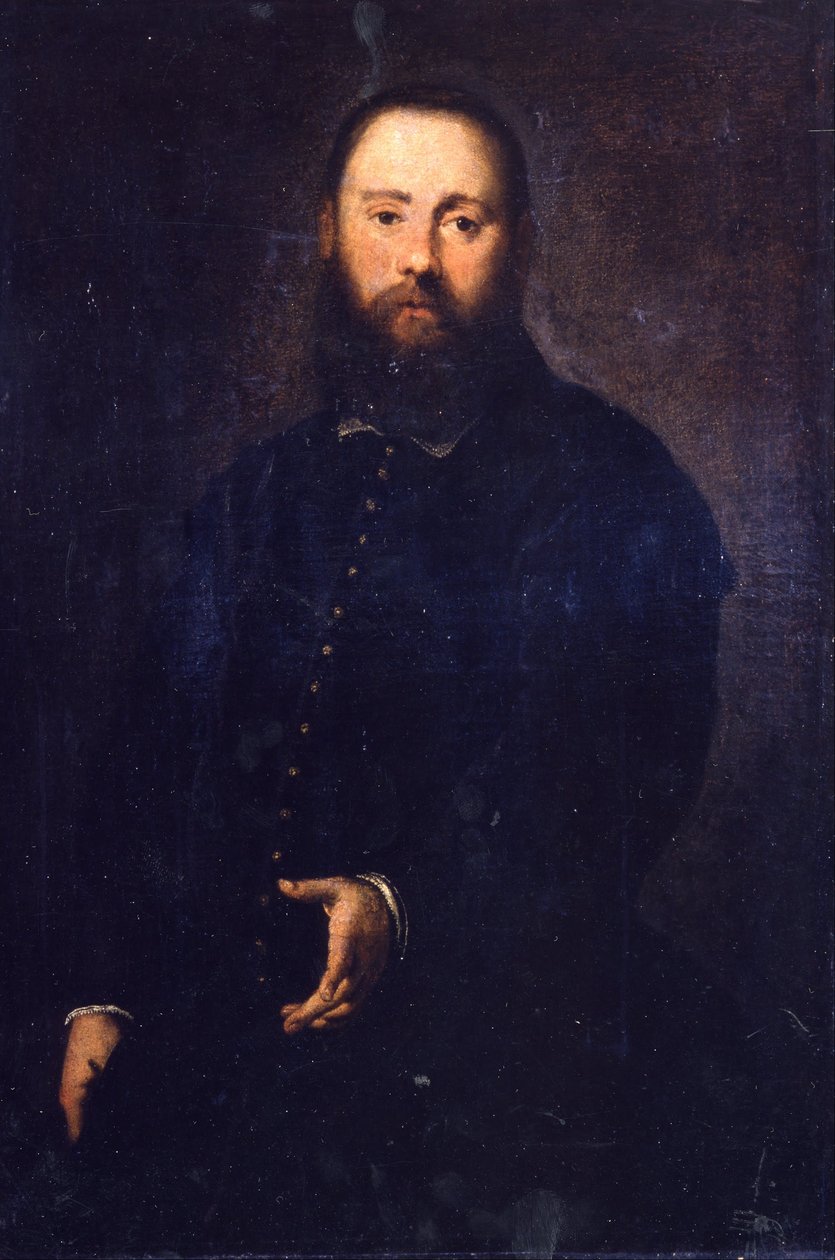Muotokuva herrasmiehestä tekijältä Jacopo Robusti Tintoretto