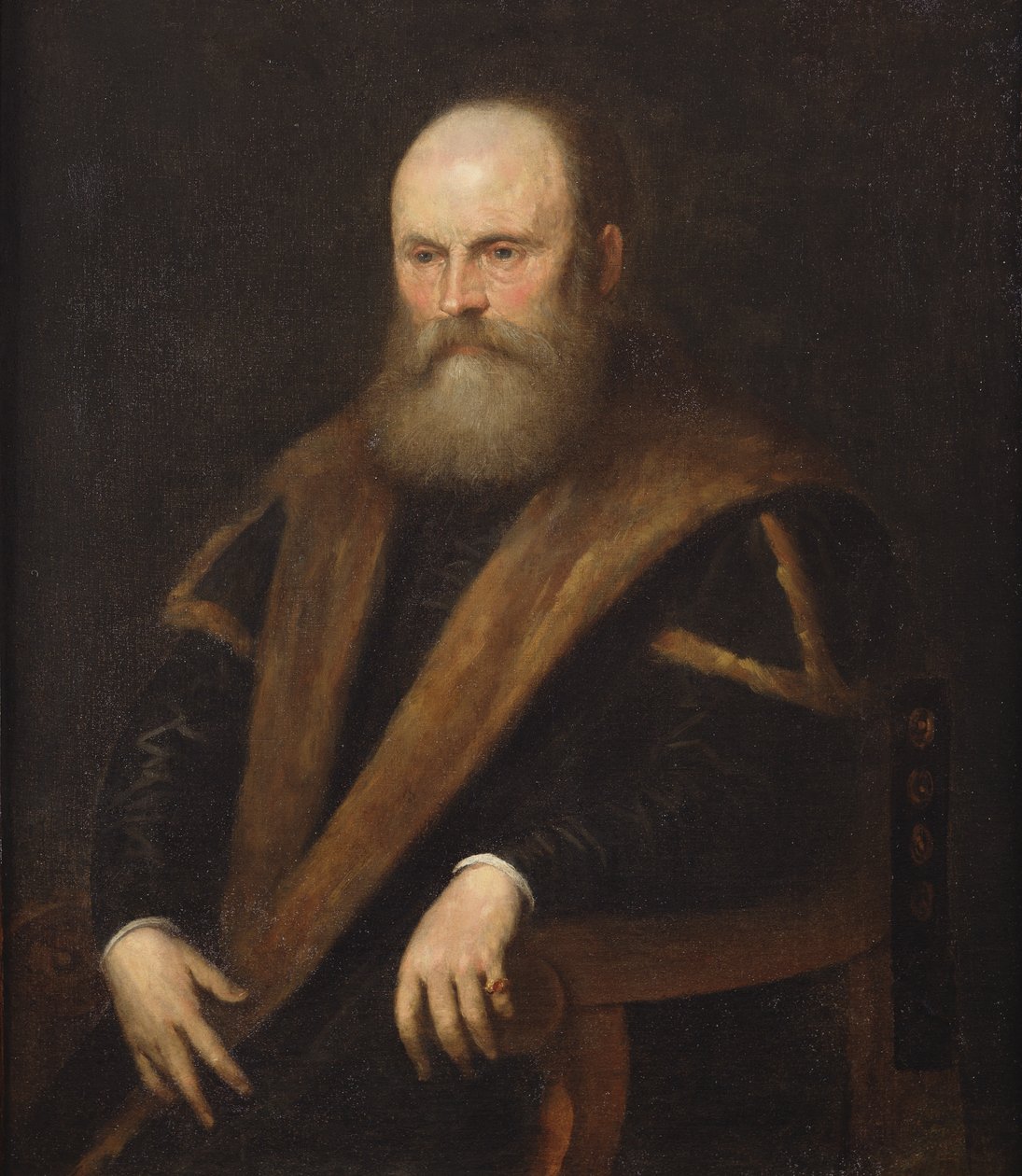 Venetsialaisen aatelisen muotokuva tekijältä Jacopo Robusti Tintoretto