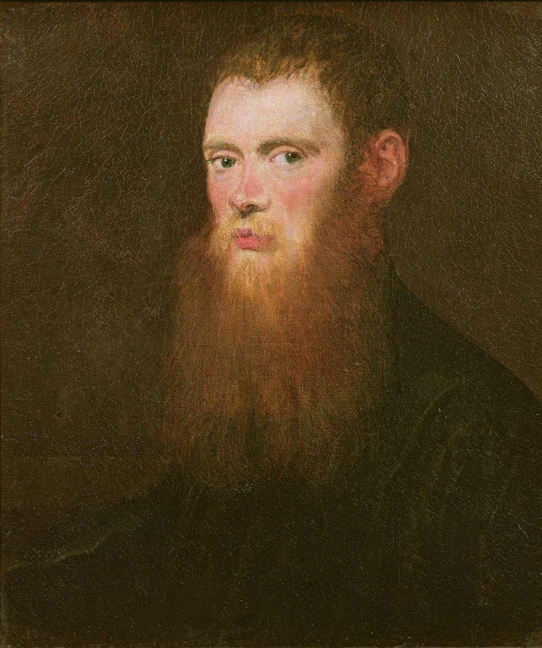 Muotokuva parrakkaasta miehestä, jonka uskotaan olevan Lorenzo Soranzo. tekijältä Jacopo Robusti Tintoretto