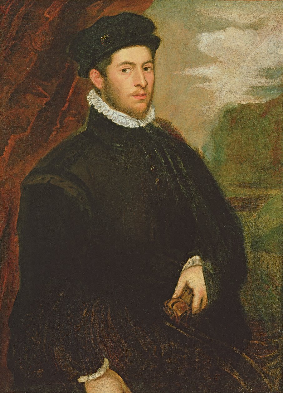 Aatelisen muotokuva tekijältä Jacopo Robusti Tintoretto