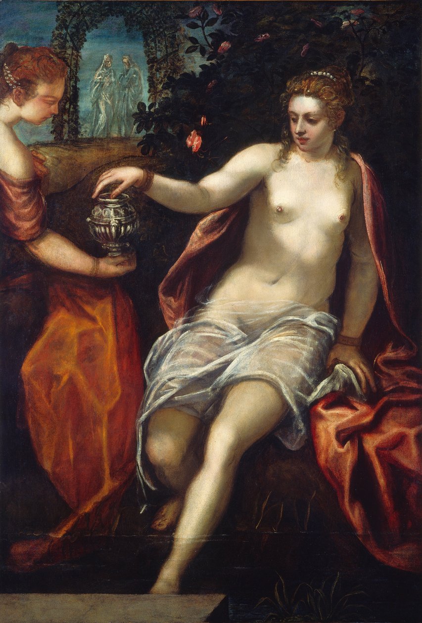 Susanna, noin 1575 tekijältä Jacopo Robusti Tintoretto