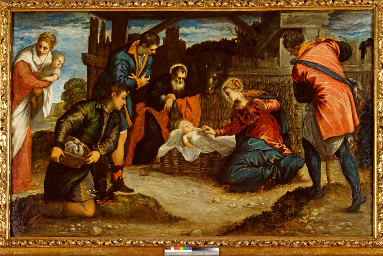 Paimenten palvonta, 1540-luku tekijältä Jacopo Robusti Tintoretto
