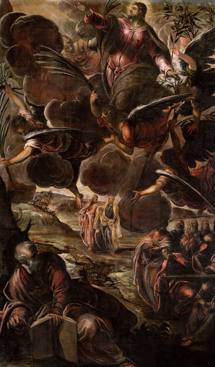 Kristuksen taivaaseenastuminen tekijältä Jacopo Robusti Tintoretto