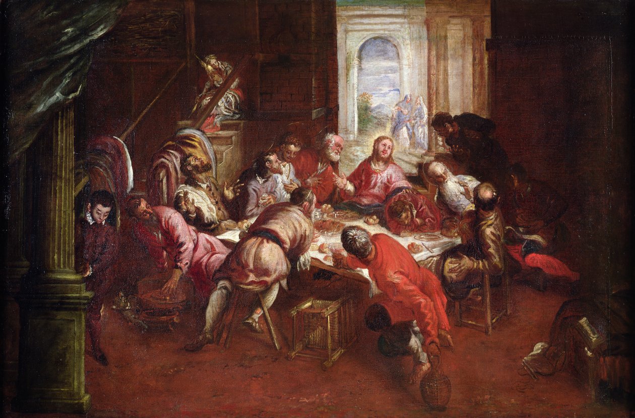 Viimeinen ehtoollinen tekijältä Jacopo Robusti Tintoretto