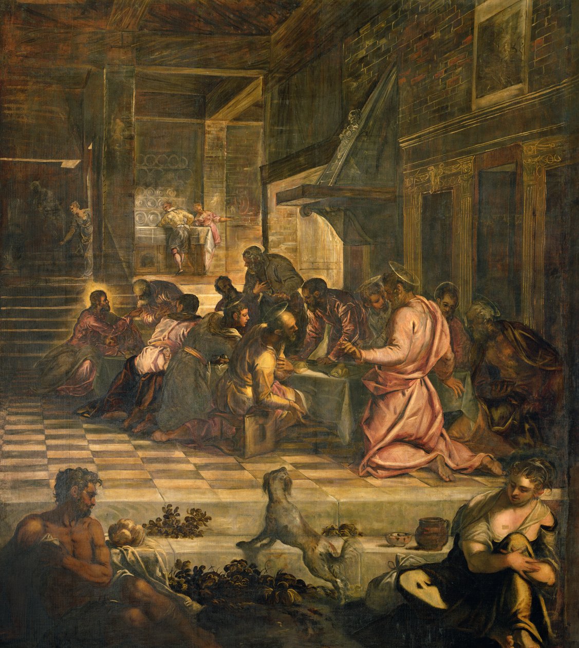 Viimeinen ehtoollinen (paneeli) tekijältä Jacopo Robusti Tintoretto