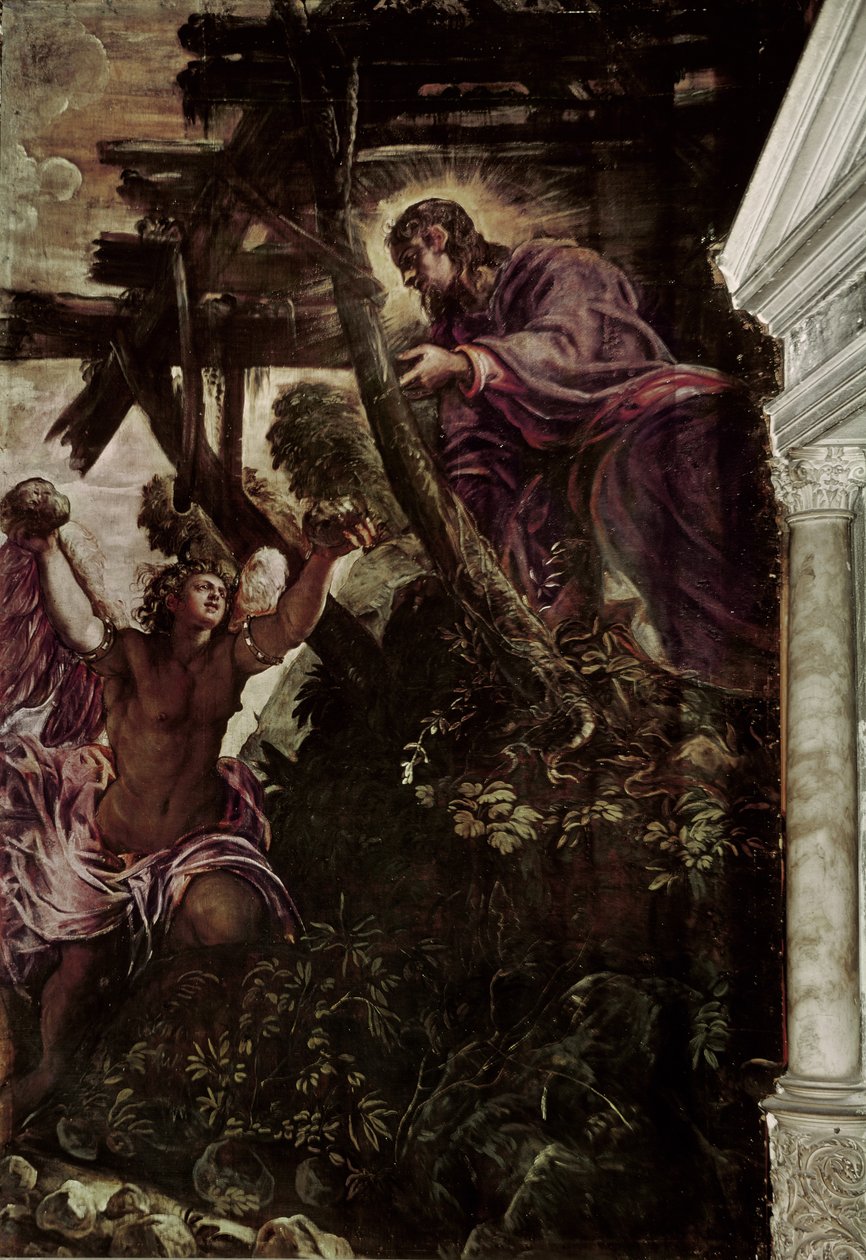 Kristuksen kiusaus, noin 1575 tekijältä Jacopo Robusti Tintoretto