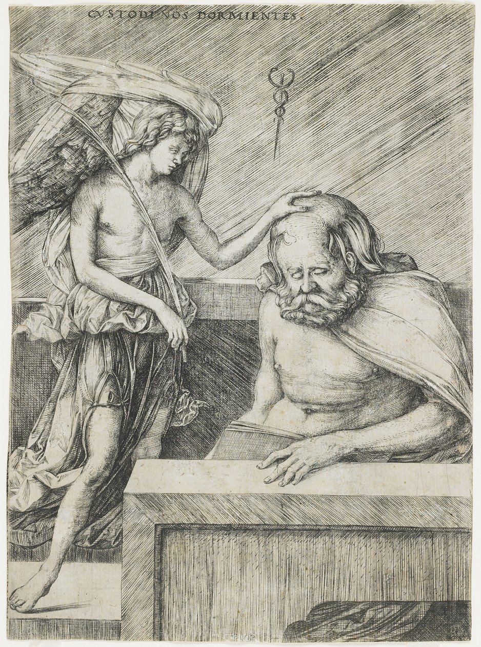 Suojelusenkeli, n. 1509 tekijältä Jacopo de Barbari