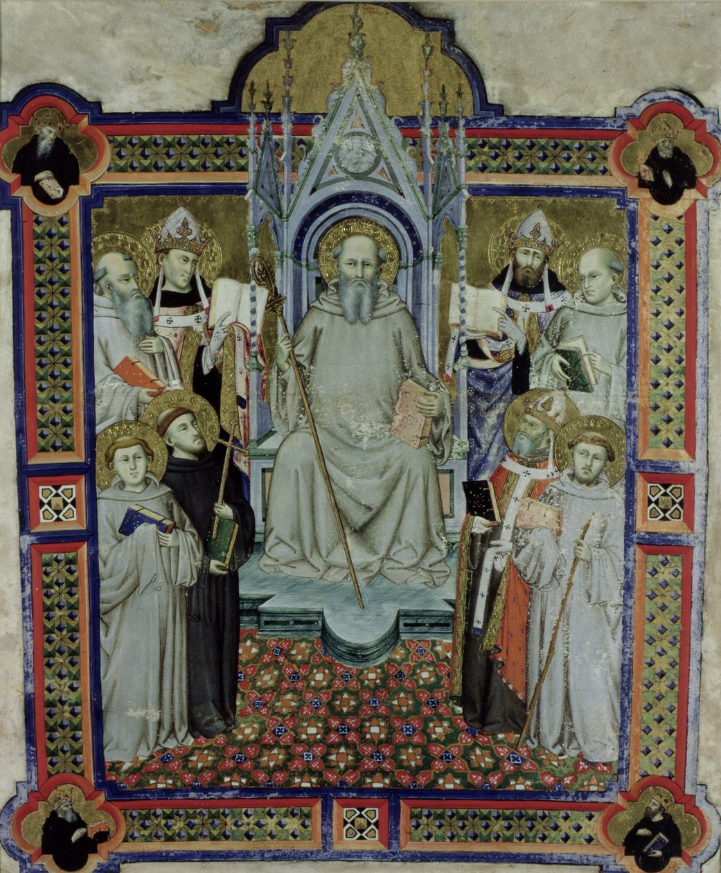 Ms 501 St. Benedict tekijältä Jacopo di Cione