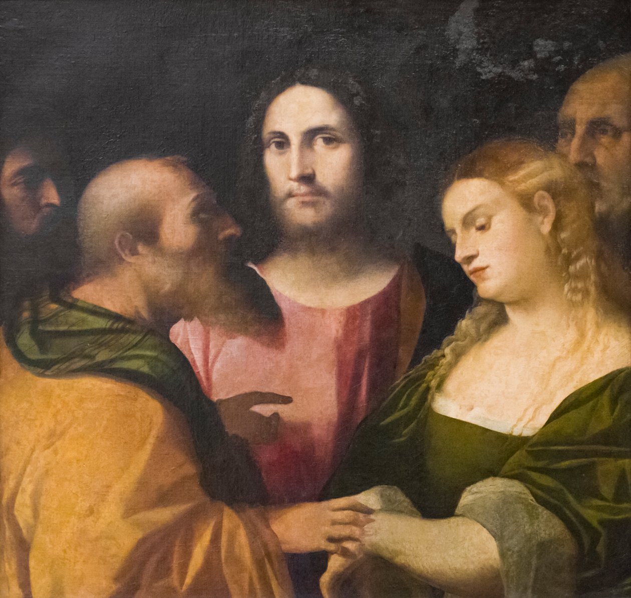 Kristus ja avionrikkoja tekijältä Jacopo (c.1480 1528) Palma