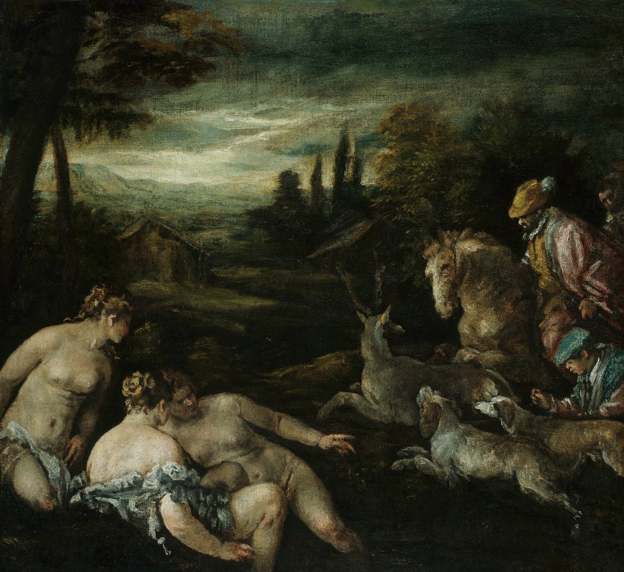 Diana ja Actaeon tekijältä Jacopo Bassano