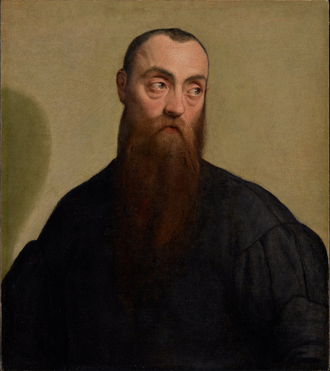 Parrakkaan miehen muotokuva tekijältä Jacopo Bassano