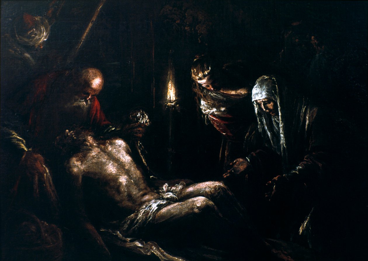 Laskeutuminen ristiltä, 1500-luku tekijältä Jacopo Bassano il vecchio