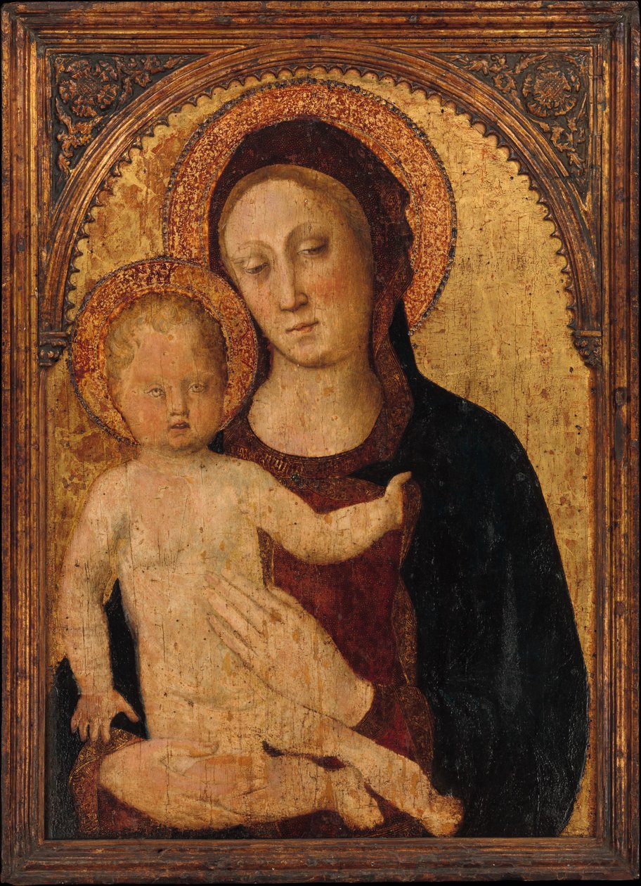 Madonna ja lapsi, luultavasti 1440-luku. tekijältä Jacopo Bellini