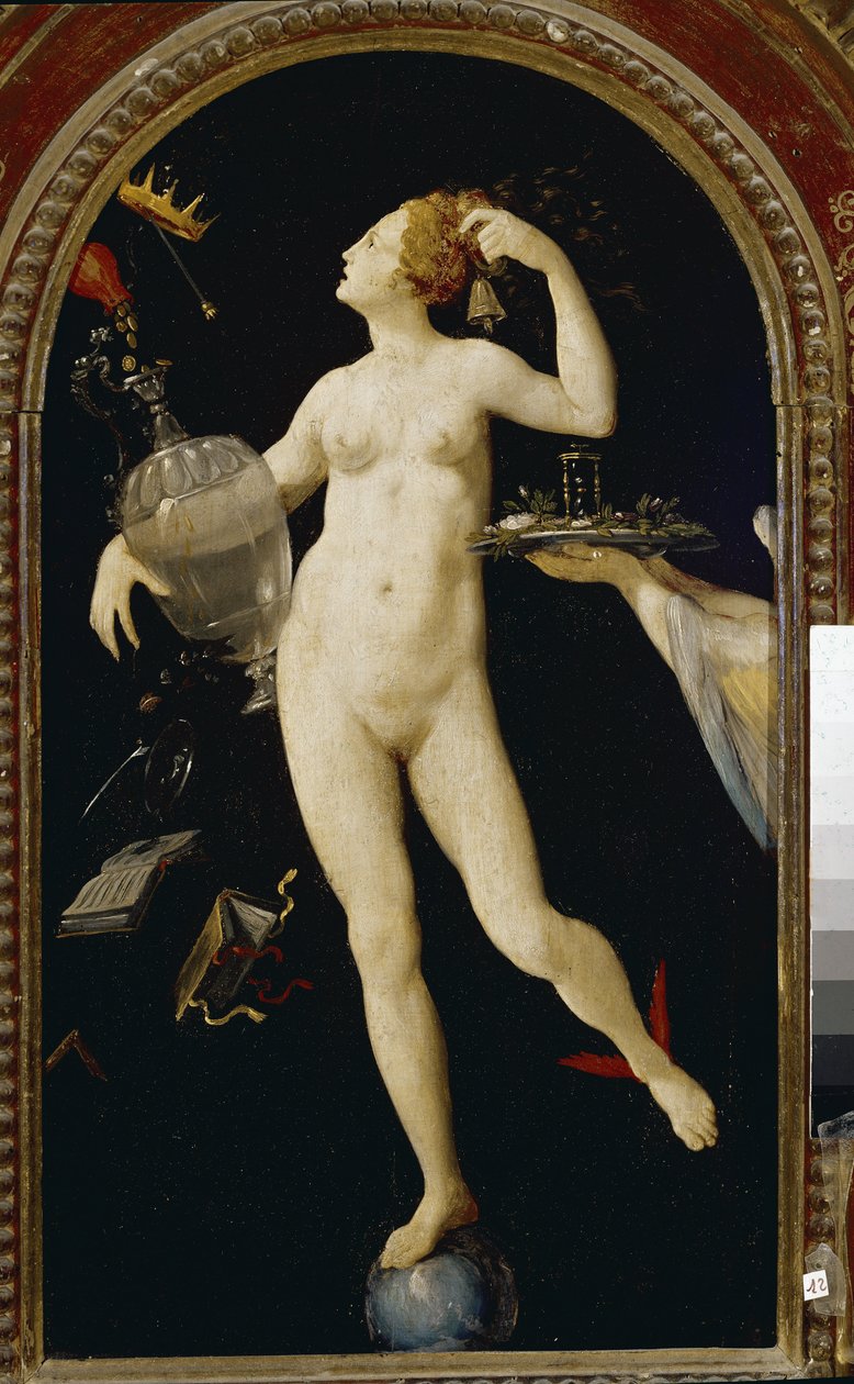 Onnen allegoria (öljy puulle, 1500-luvun loppu) tekijältä Jacopo Ligozzi