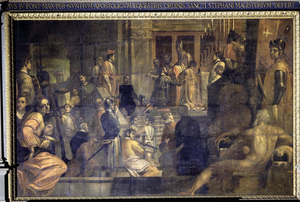 Cosimo I de Medici perusti Pyhän Tapanin ritarikunnan tekijältä Jacopo Ligozzi