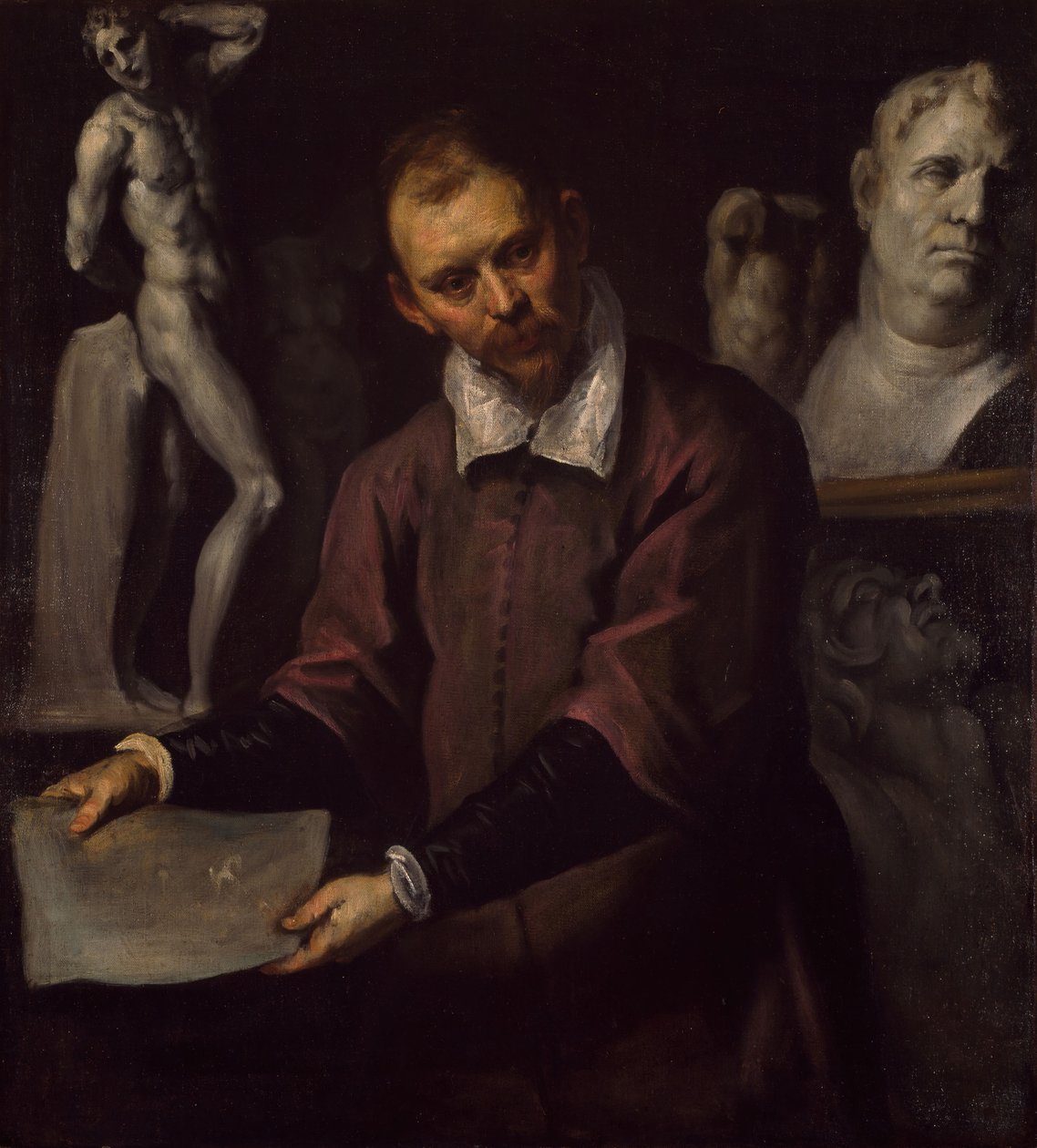 Miehen muotokuva, 1600-1610. tekijältä Jacopo Palma
