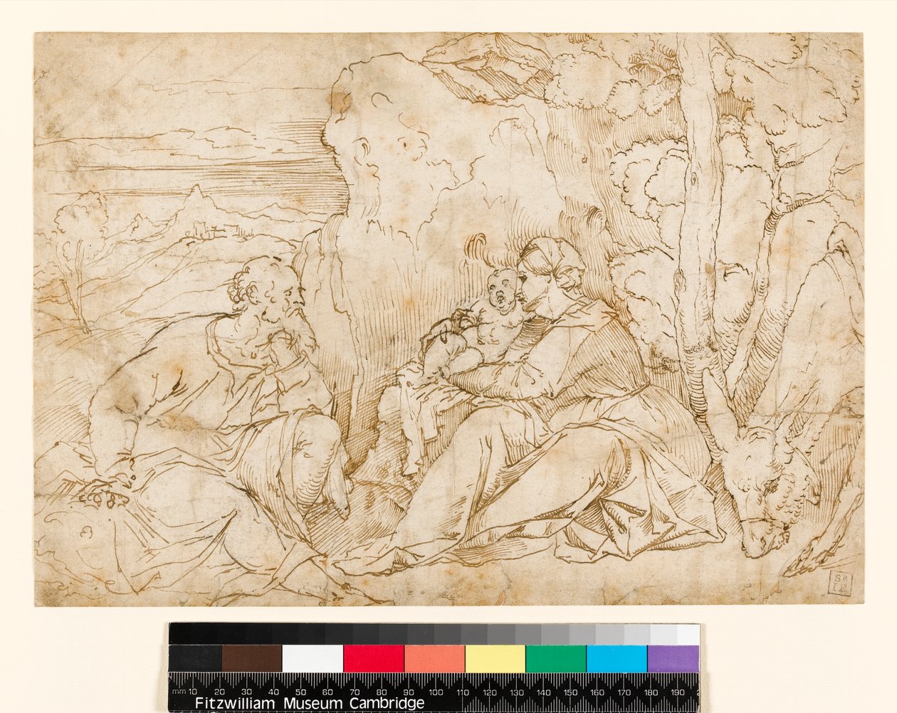 Loput lennolla Egyptiin, 1400-1499 tekijältä Jacopo Palma