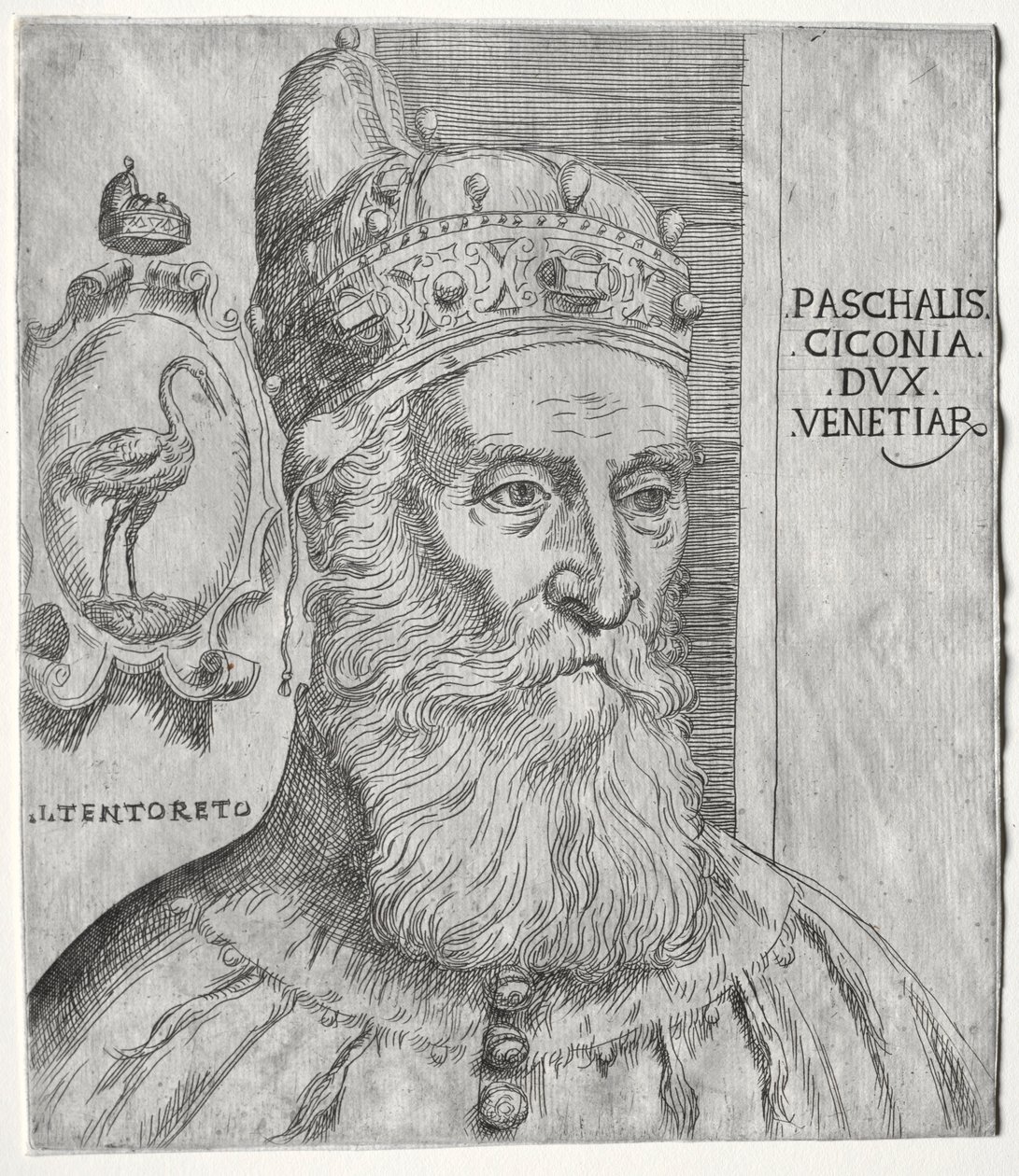 Muotokuva Pasquale Cicognasta, Venetsian dogista. tekijältä Jacopo Palma il Giovane