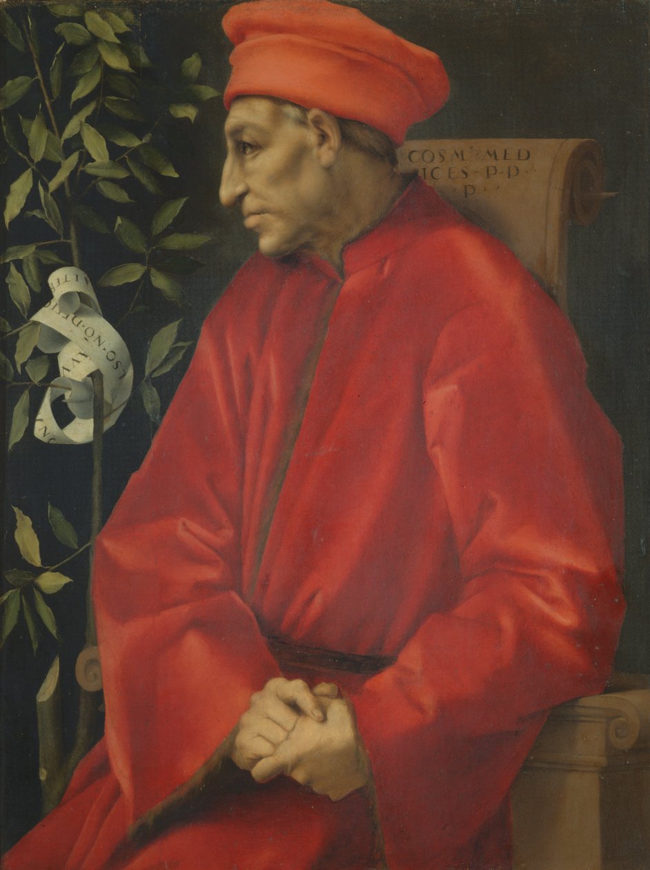 Cosimo de Medici (vanhempi), 1518 tekijältä Jacopo Pontormo