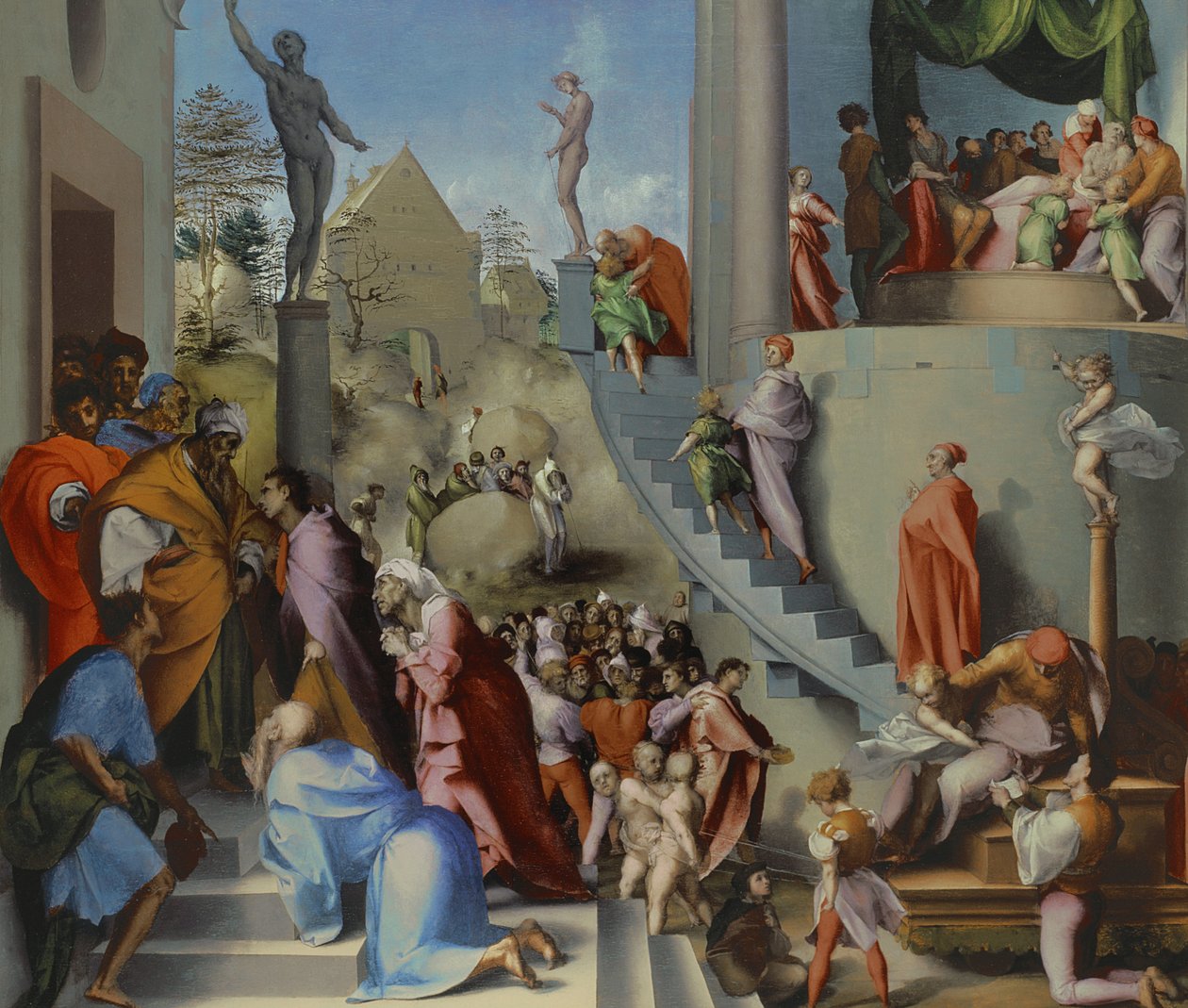 Joosef Jaakobin kanssa Egyptissä, luultavasti 1518 tekijältä Jacopo Pontormo