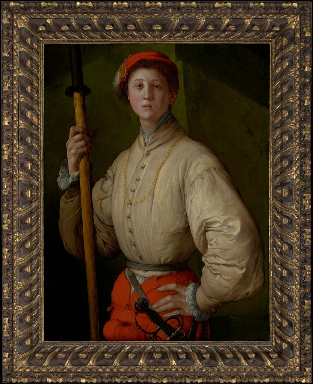 Halberdierin muotokuva (Francesco Guardi) tekijältä Jacopo Pontormo