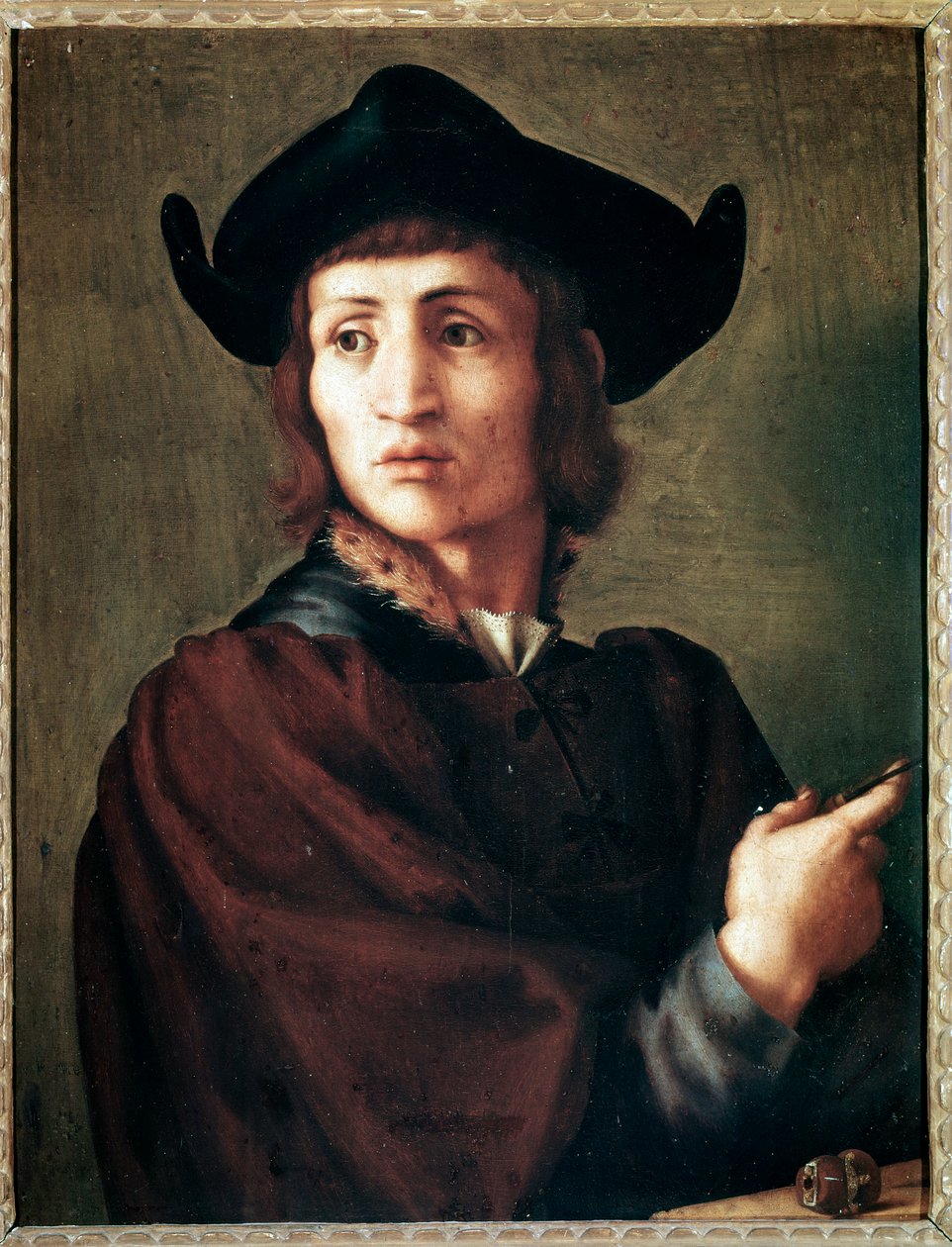 Muotokuva kultasepän öljy paneelille tekijältä Jacopo Pontormo
