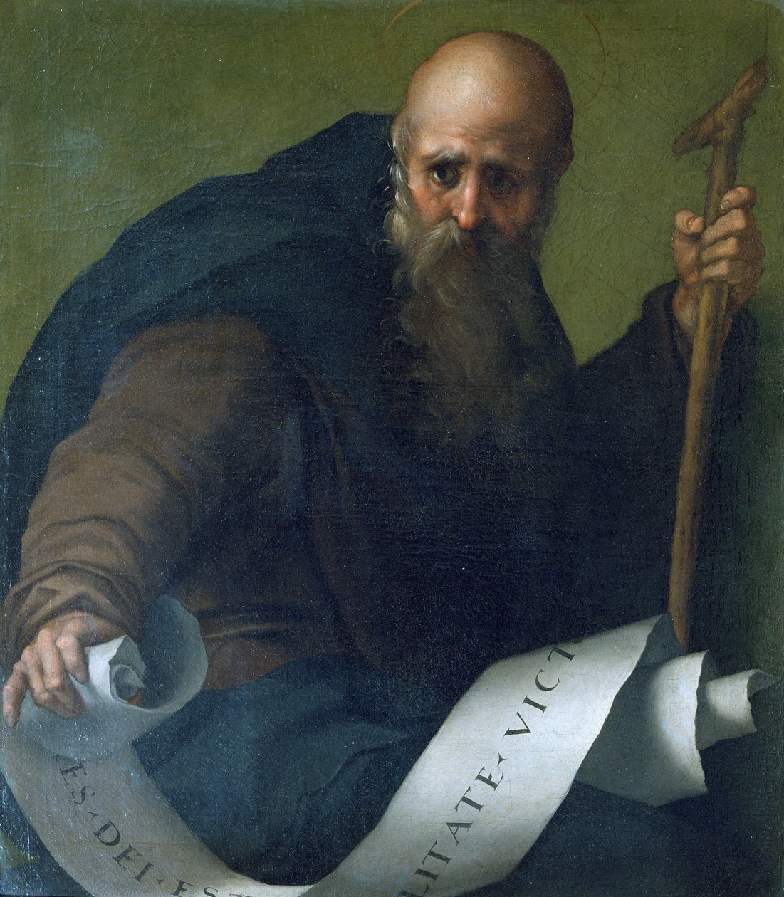 St. Anthony Abbot (n. 251–356) n. 1518–19 tekijältä Jacopo Pontormo