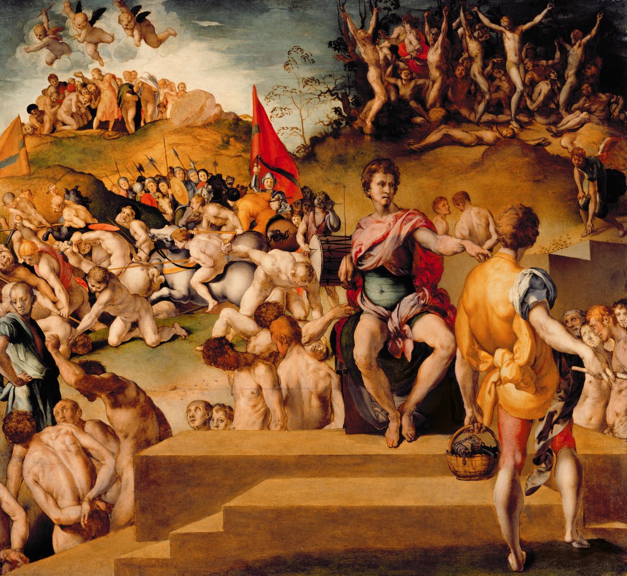 Theban-legioonan marttyyrikuolema tekijältä Jacopo Pontormo