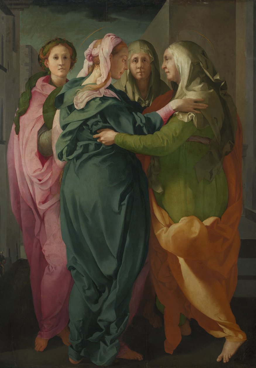 Vierailu, noin 1528-1529 tekijältä Jacopo Pontormo