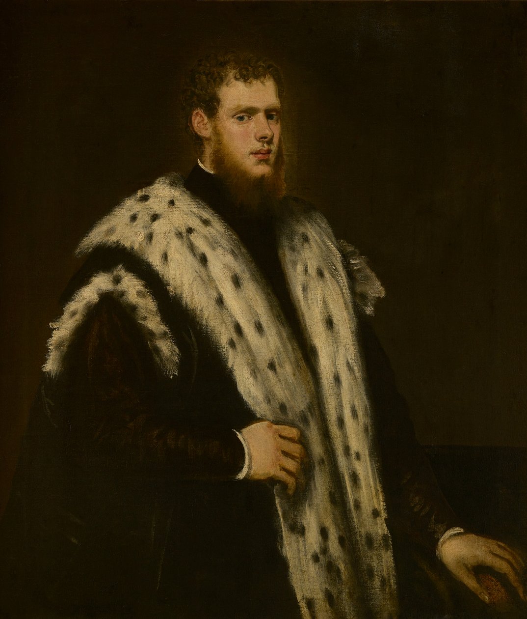 Venetsialaisen aatelismiehen muotokuva (öljy kankaalle) tekijältä Jacopo Robusti Tintoretto