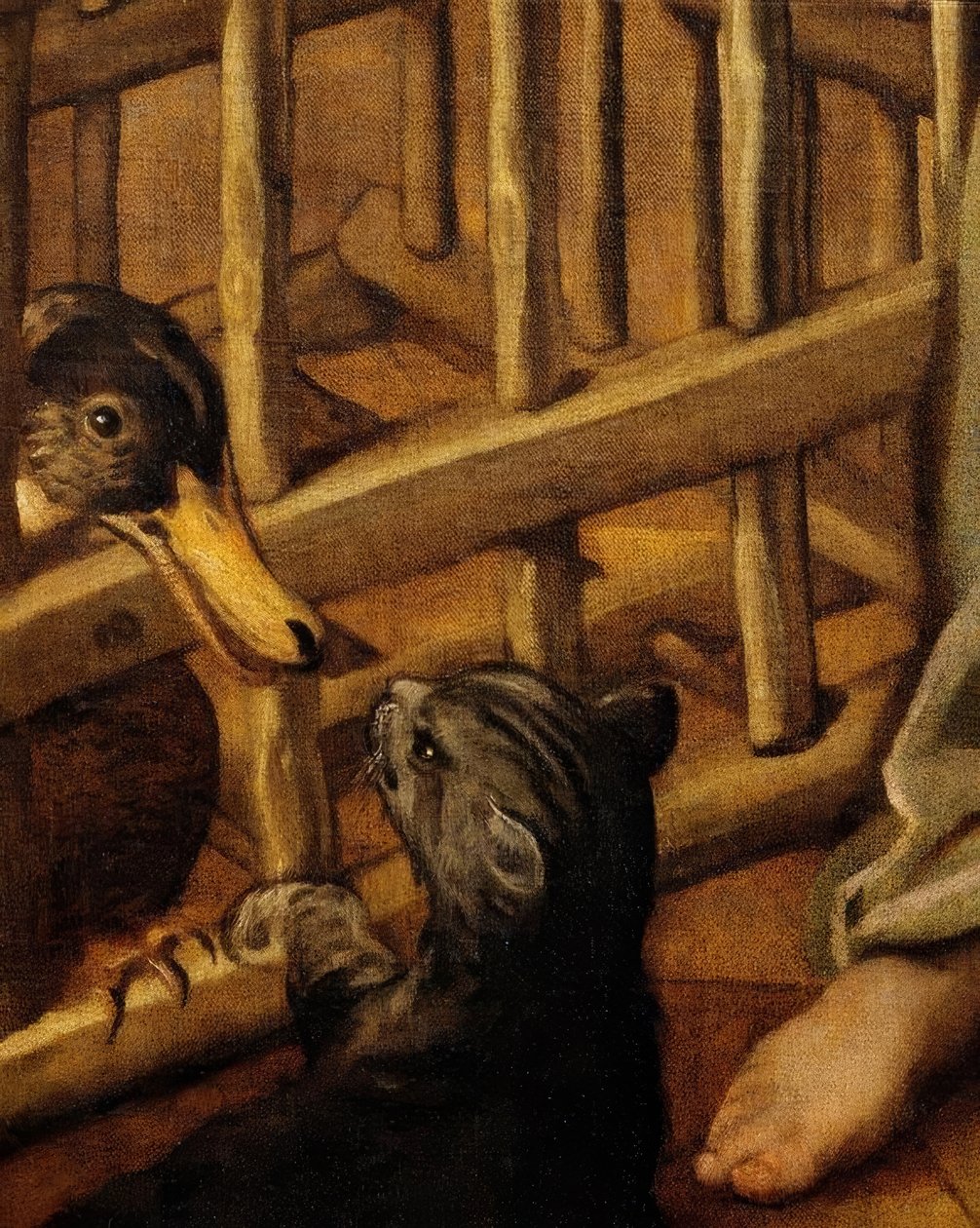 Leda joutsenen kanssa tekijältä Jacopo Robusti Tintoretto