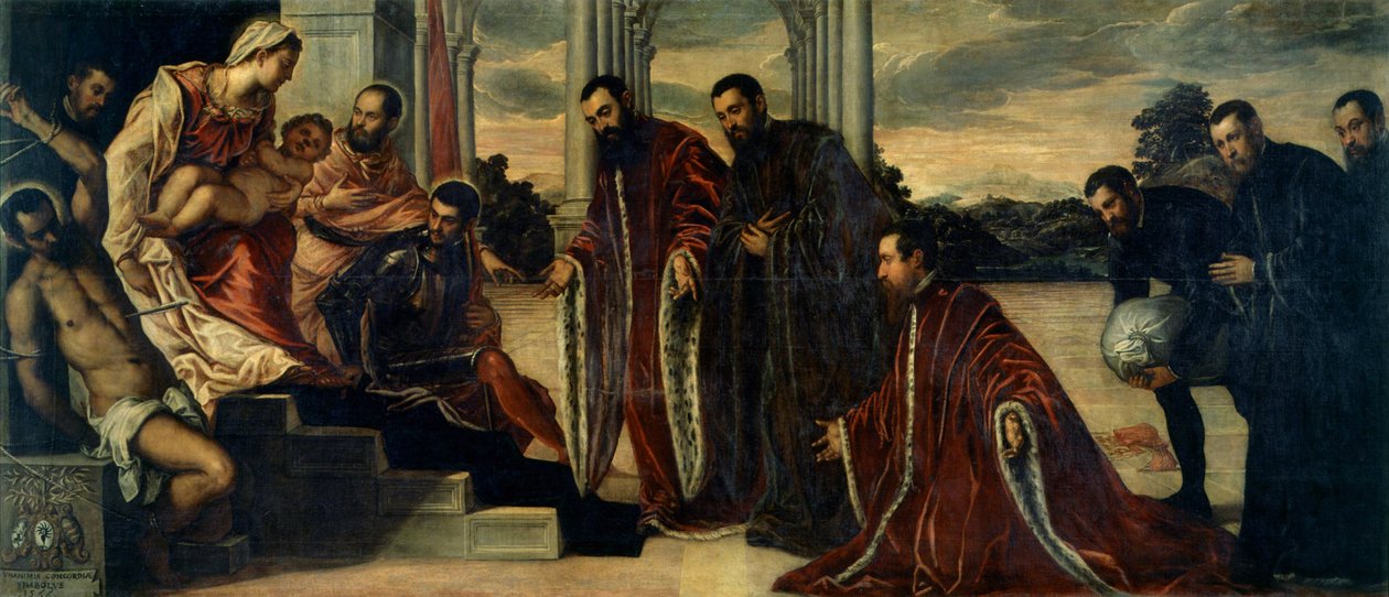 Madonna dei Camerlenghi, noin 1567. tekijältä Jacopo Robusti Tintoretto