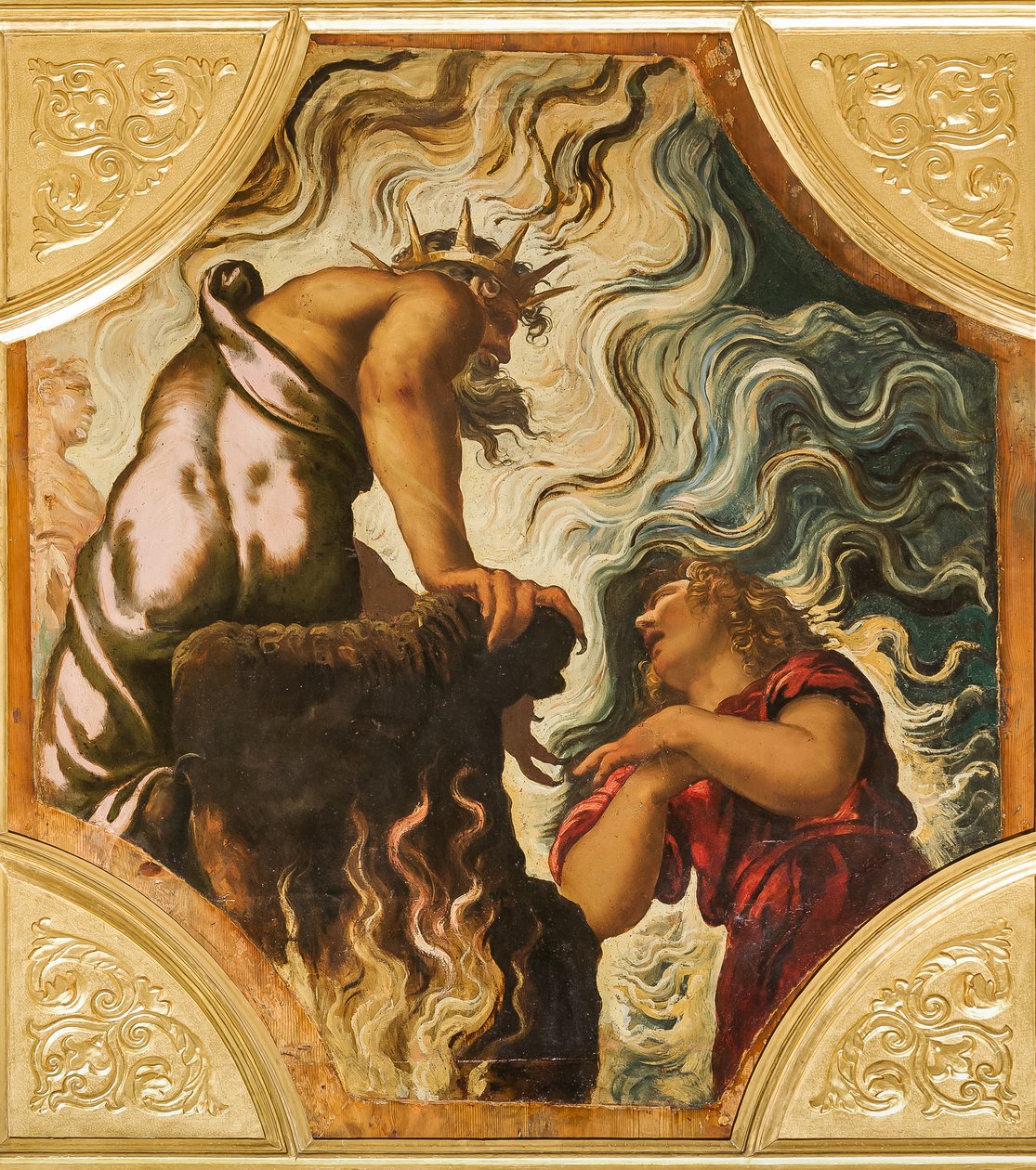 Orfeu implorant Plutó (oli sobre tela)finès tekijältä Jacopo Robusti Tintoretto