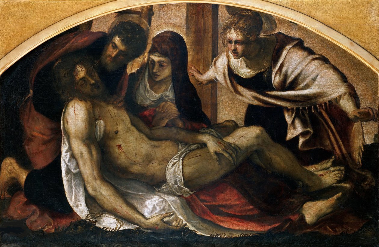 Pietà, 1563. tekijältä Jacopo Robusti Tintoretto