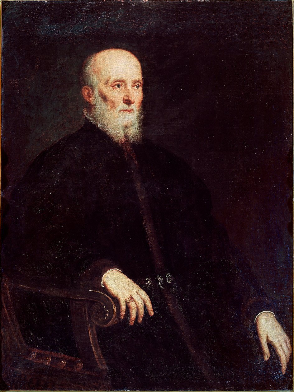 Alvise Cornaron muotokuva tekijältä Jacopo Robusti Tintoretto