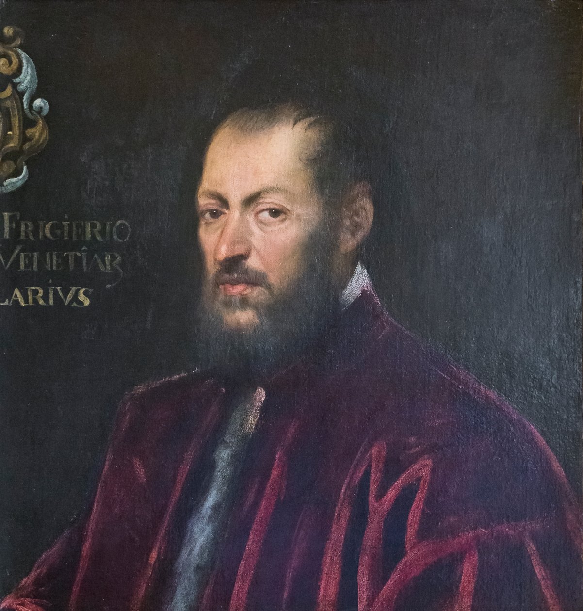 Andrea Frizierin muotokuva tekijältä Jacopo Robusti Tintoretto
